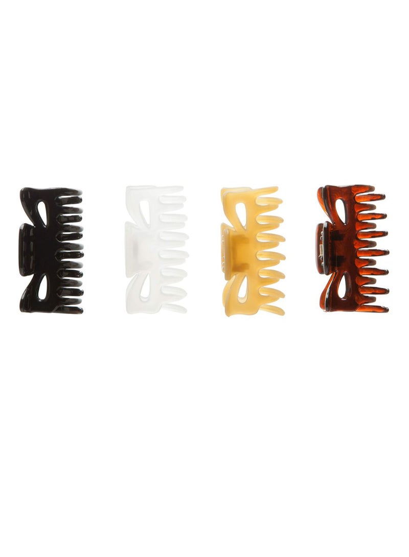 Goody 4-Piece Claw Hair Clip Set Multicolour - Image 3