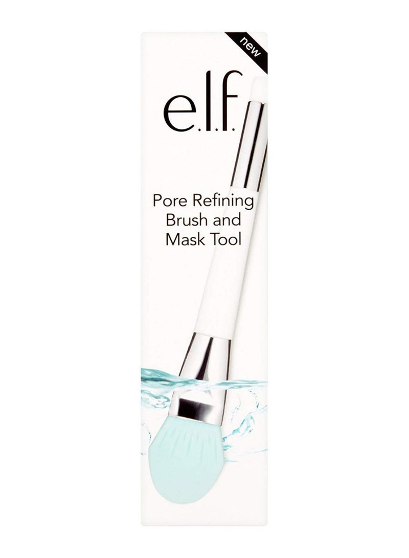 Pore Refining Brush And Mask Tool White/Silver/Blue