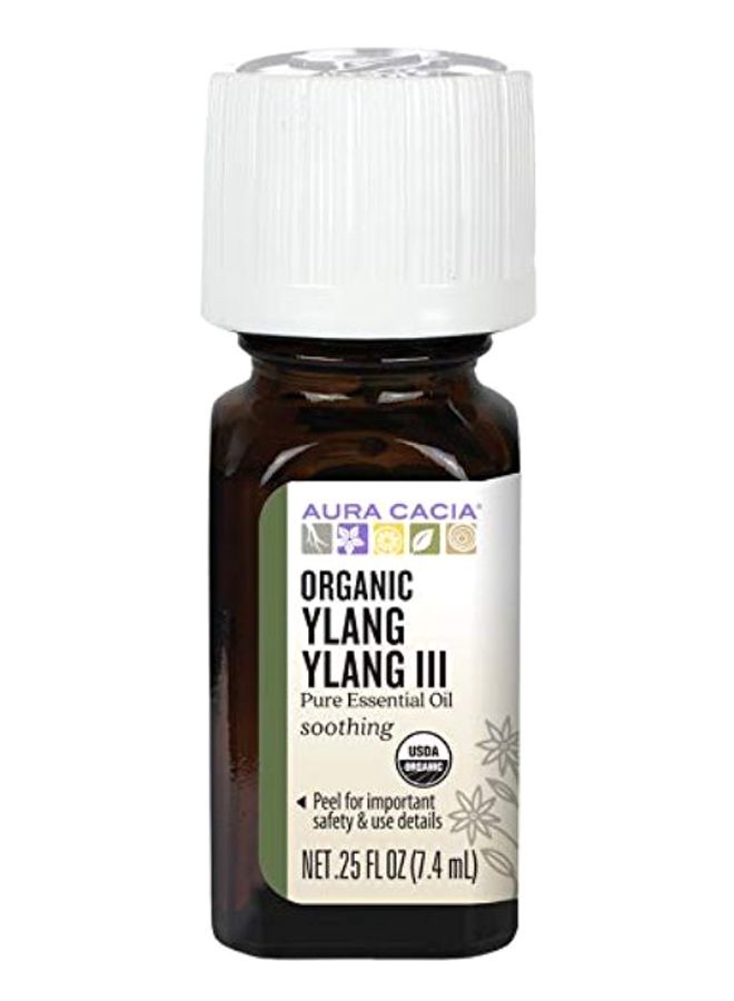 Aura Cacia Organic Ylang Ylang Iii Pure Essential Oil 7.4ml  - Image 1