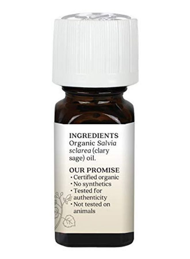 Aura Cacia Organic Clary Sage Pure Essential Oil 7.4ml  - Image 2
