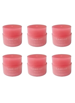 6-Piece Lip Sleeping Mask Set Pink 6 x 3grams - v1574406581/N32188066A_1