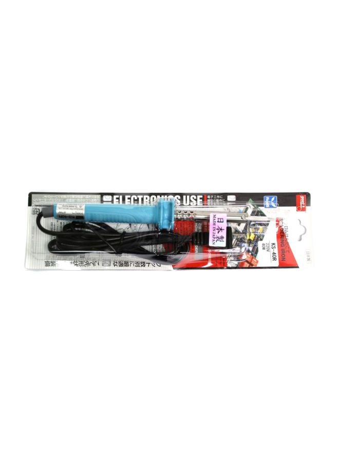 Goot Corded Soldering Iron Blue/Silver/Black 205mm  - Image 1