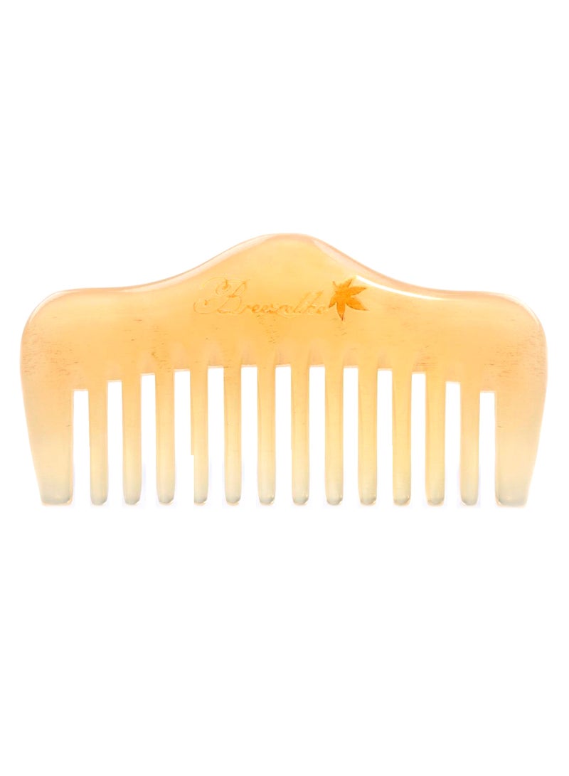 Breezelike Wide Tooth Hair And Beard Comb Beige - Image 1