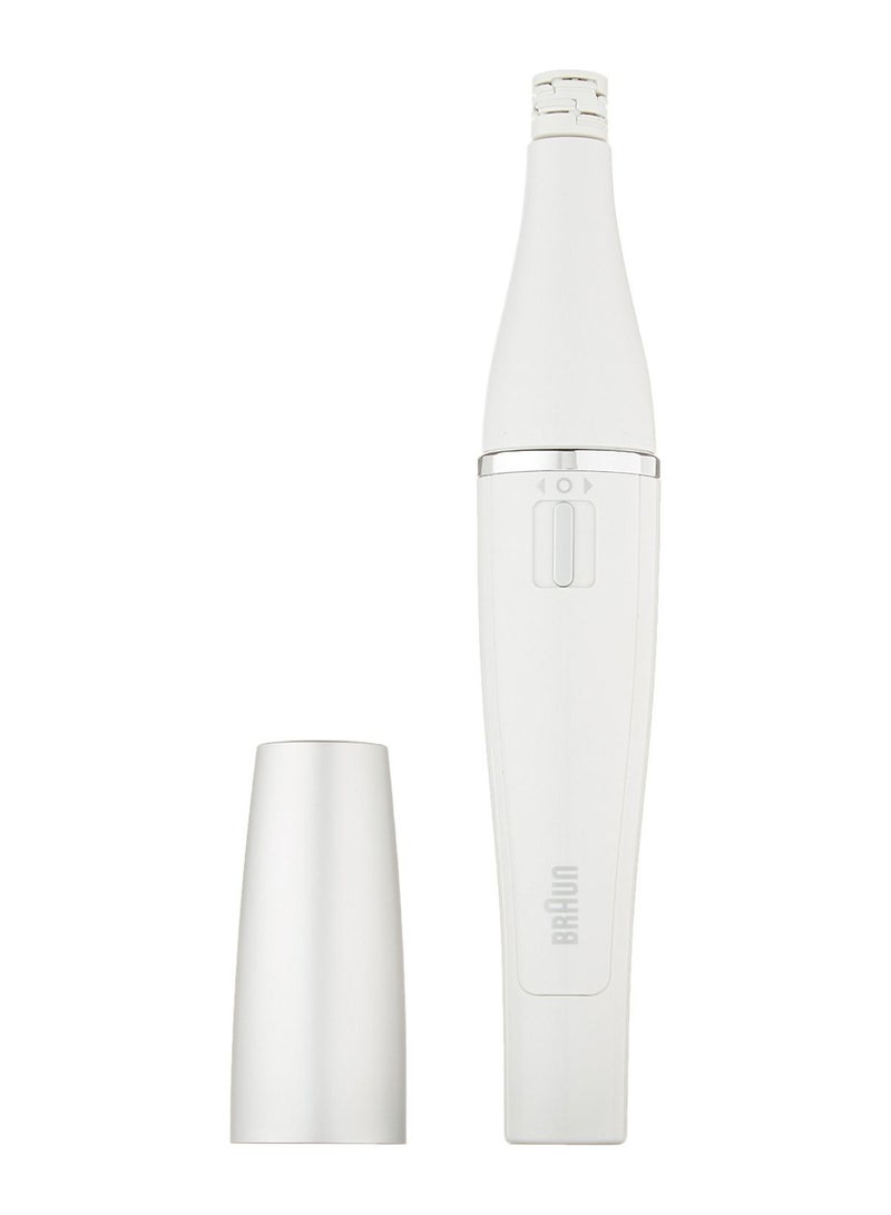 براون طقم مكون من ماكينة نزع الشعر وفرشاة أبيض - Image 1