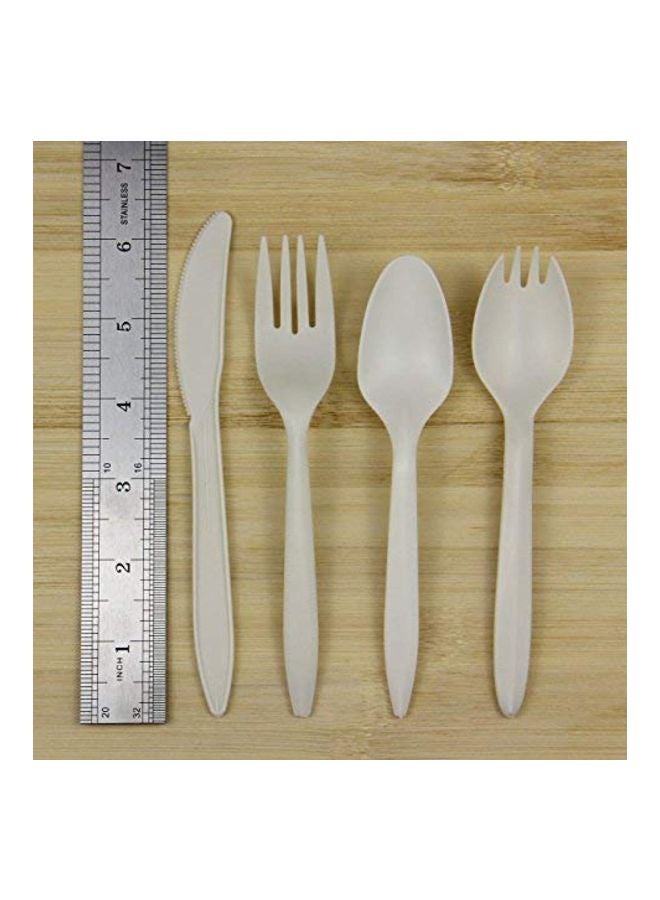 Greenworks 1000-Piece Disposable Cutlery Spoon White 15x7x10inch - Image 5