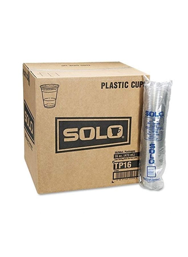 Solo Disposable Glass Clear - Image 2