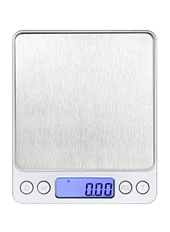 WAOAW - Digital Measuring Scale Silver 4.9x4.1x0.8inch - Image 1