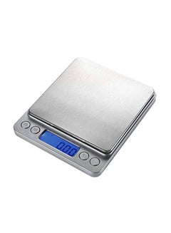 Digital Measuring Scale Silver 4.9x4.1x0.8inch