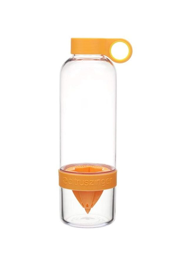 Citrus Zinger Infusion Water Bottle Orange/Clear