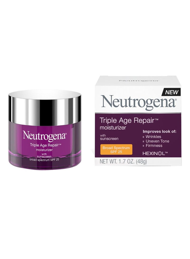 نيوتروجينا مرطب تريبل إيج ريبير لمكافحة علامات تقدم السن 48جرام - Image 2