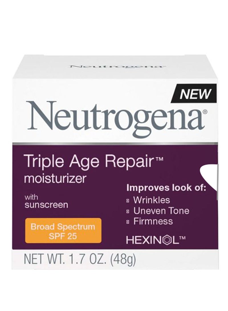 نيوتروجينا مرطب تريبل إيج ريبير لمكافحة علامات تقدم السن 48جرام - Image 3