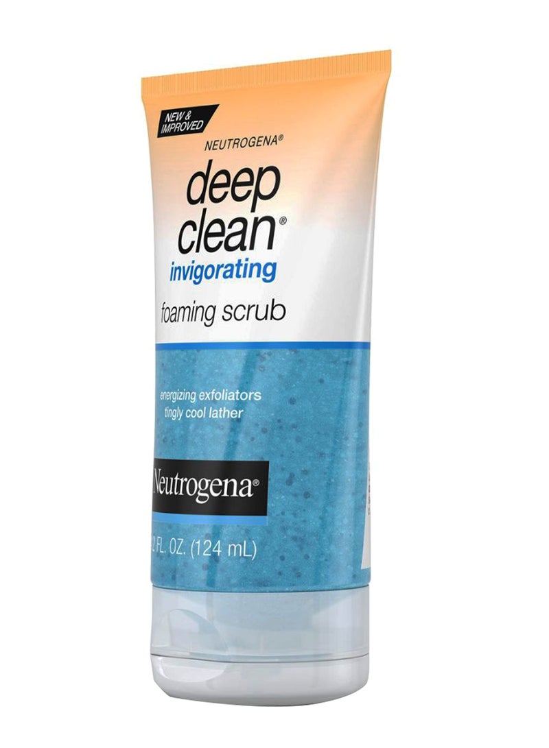 Neutrogena - Deep Clean Invigorating Foaming Face Scrub 124ml - Image 1