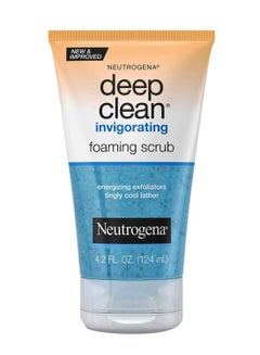 Neutrogena Deep Clean Invigorating Foaming Face Scrub 124ml  - Image 1