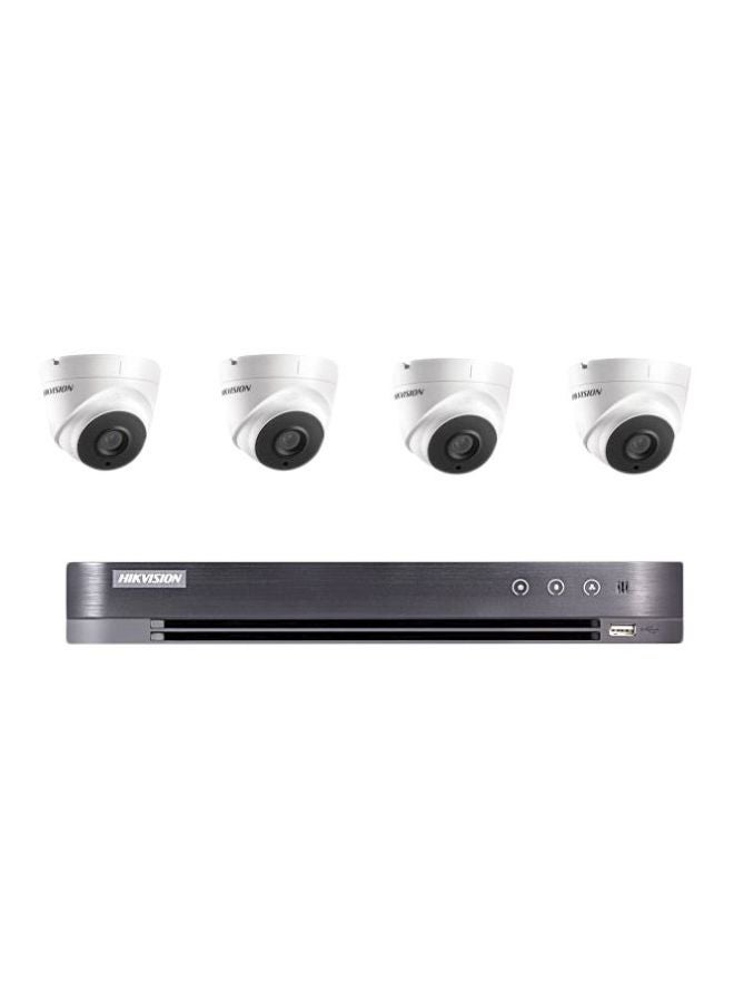 HIKVISION - 4-Piece IP Camera With DVR - Image 1