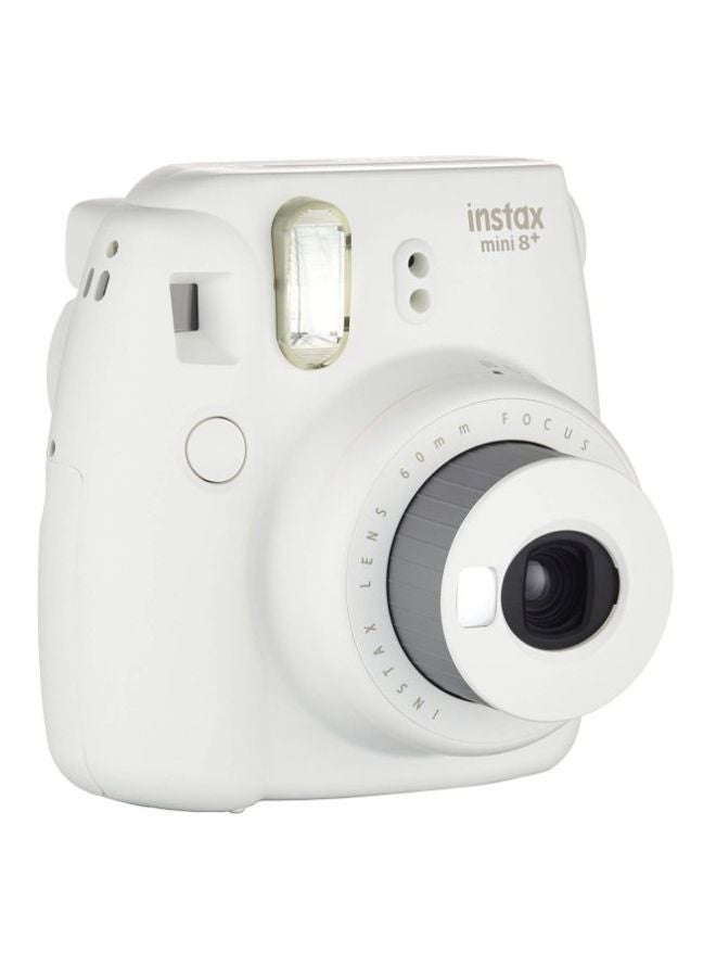 FUJIFILM - Instax Mini 8 Plus Instant Camera With Self Shot Mirror Vanilla White - Image 1