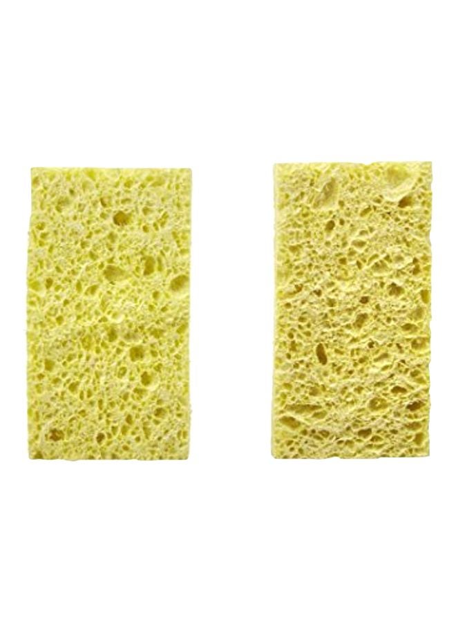 Arrow Plastic 2-Piece Refill Sponge Set Yellow 3x1.6x1inch - Image 1