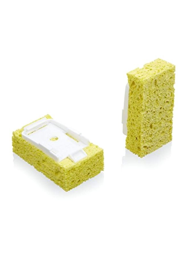 Arrow Plastic 2-Piece Refill Sponge Set Yellow 3x1.6x1inch - Image 3