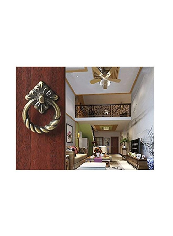 مجموعة مقابض باب من 6 قطع نحاسي عتيق - Image 3