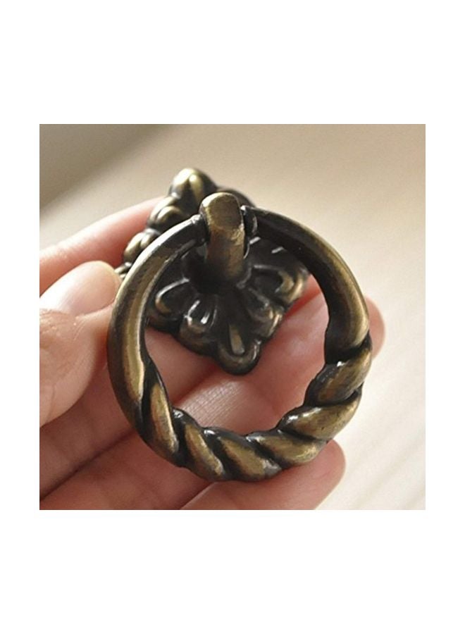 مجموعة مقابض باب من 6 قطع نحاسي عتيق - Image 5