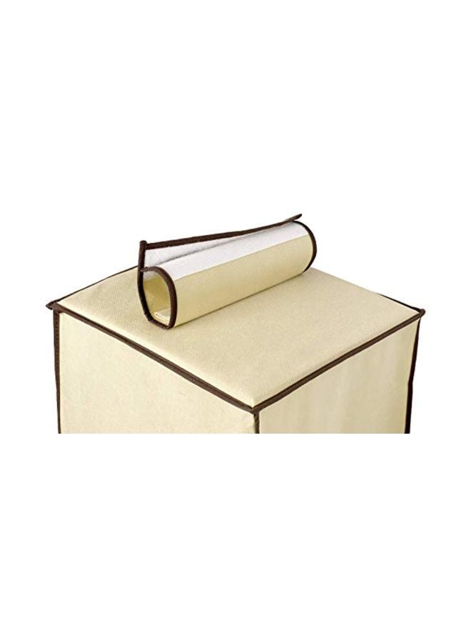 Ziz Home 5 Shelf Hanging Closet Organizer Beige 12x12x40inch  - Image 5