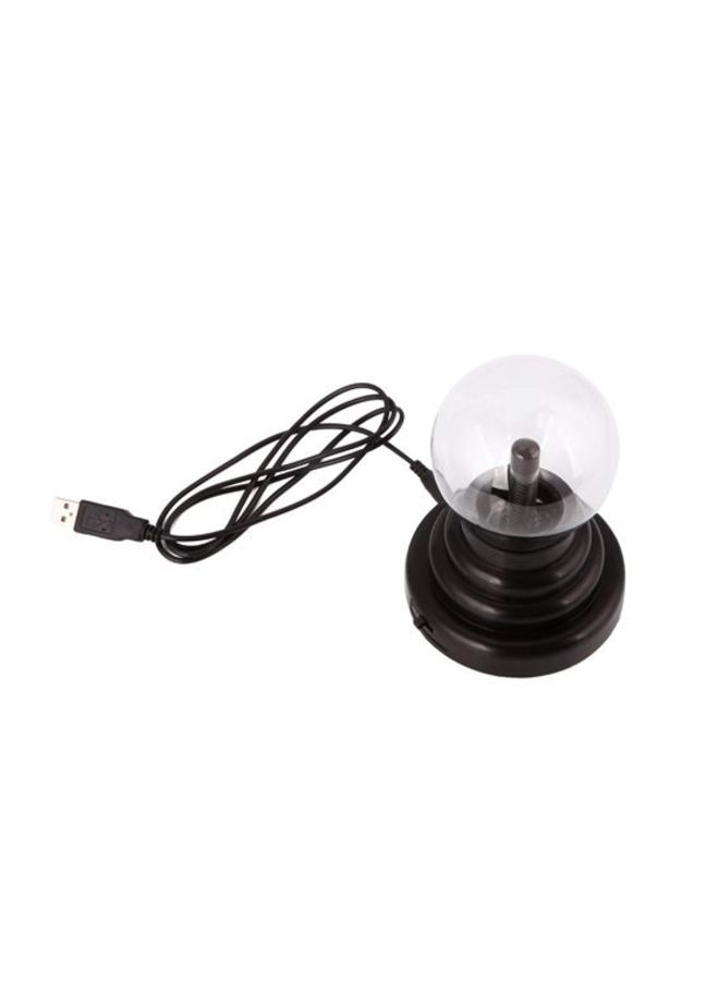 PowerTRC - USB Plasma Ball Black/Clear 3inch - Image 1