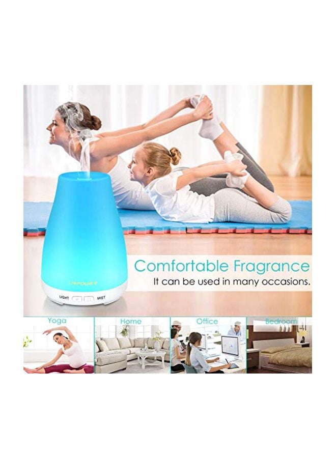 UR باور موزع الزيوت العطرية مزود بضوء LED أزرق/ أبيض 5.5x3.1بوصة - Image 2