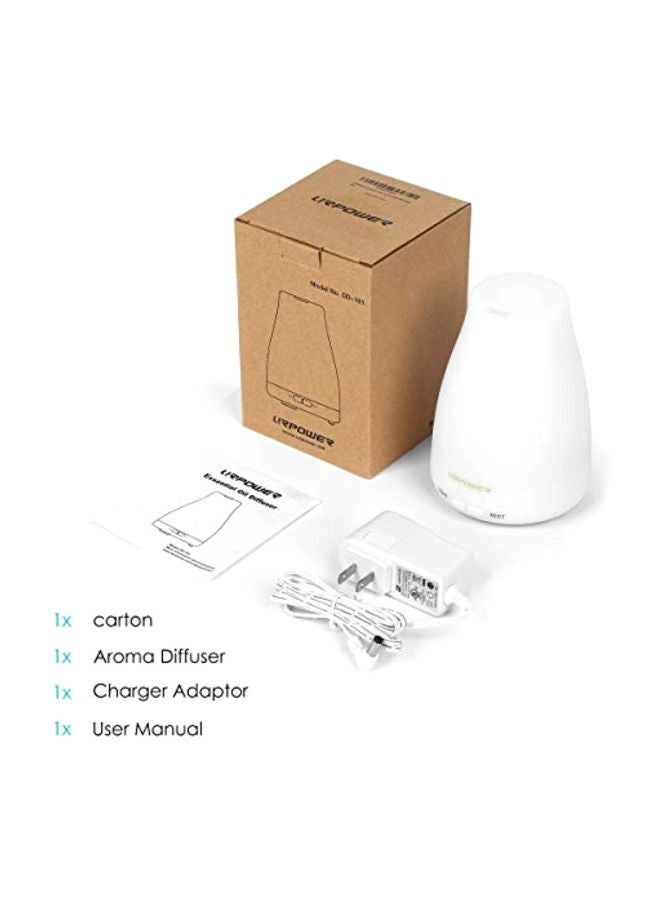 UR باور موزع الزيوت العطرية مزود بضوء LED أزرق/ أبيض 5.5x3.1بوصة - Image 3