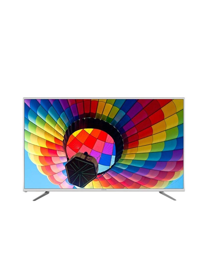 NIKAI - 75-Inch UHD Smart LED TV UHD75SLEDT Silver - Image 1