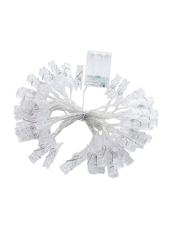 20-LED Photo Clip String Light Warm White 10 x 10 x 5cm