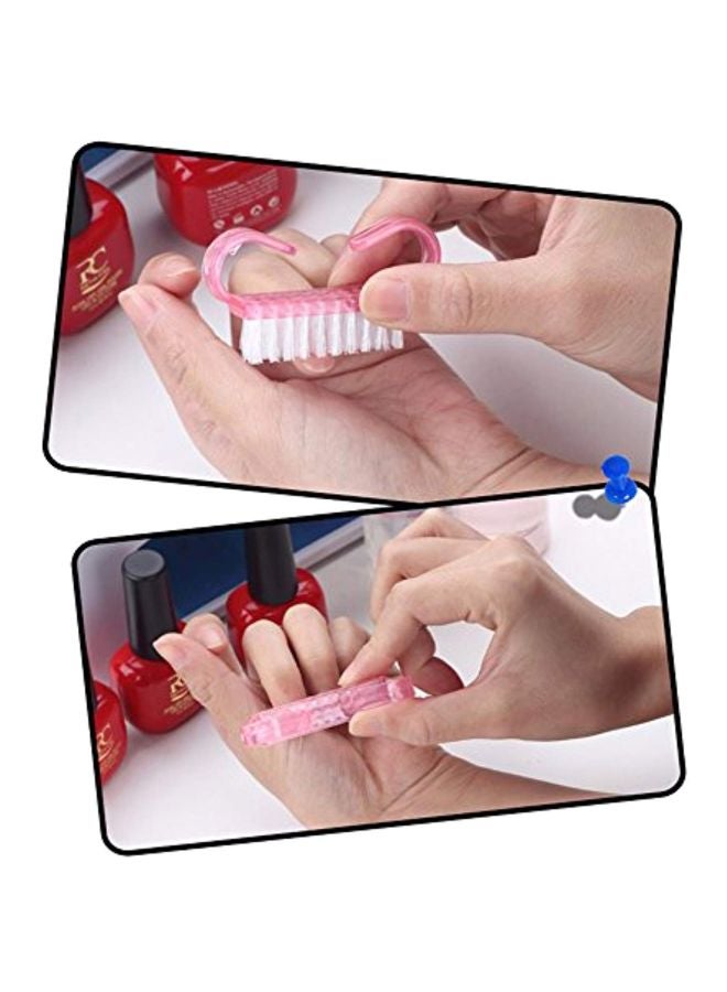 NUOMI 2-Piece Nail Brush Pink - Image 3