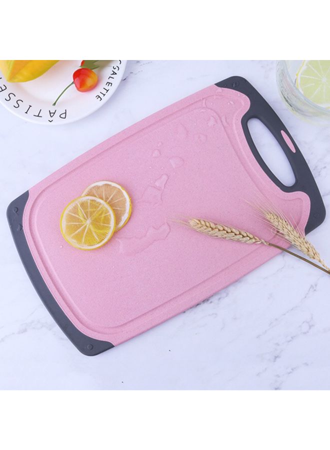 Polyethylene Cutting Board With Hang Hole Pink/Grey - Image 2