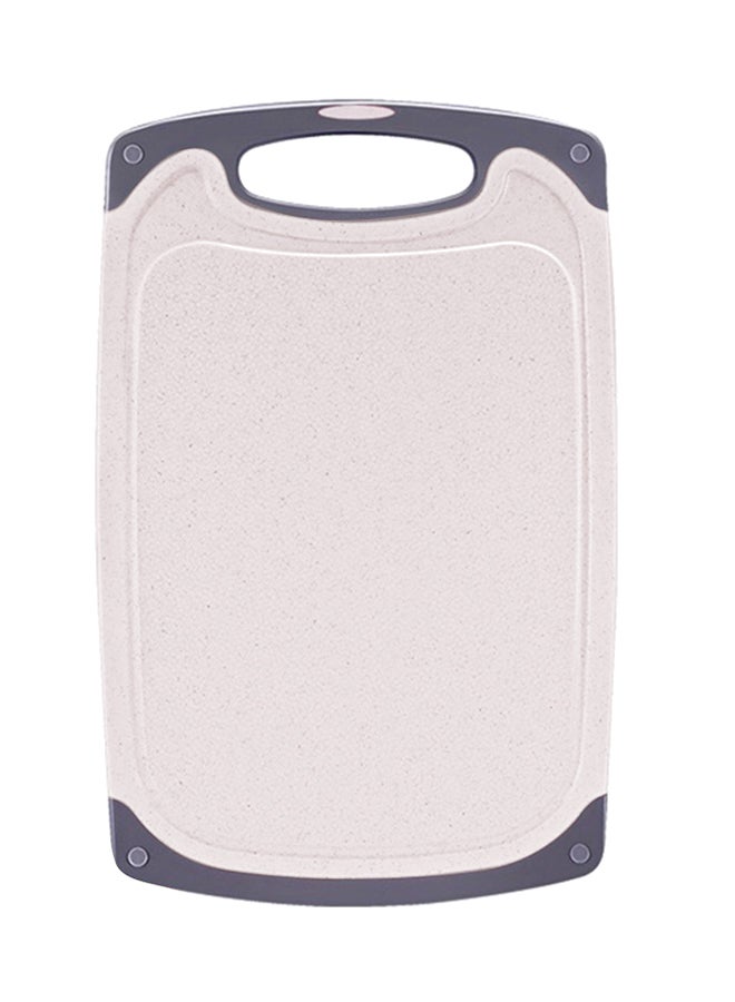 Polyethylene Cutting Board With Hang Hole Beige/Grey  - Image 1