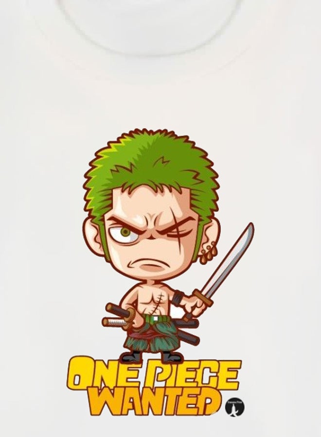 BP The Anime One Piece Printed T-Shirt White - Image 3