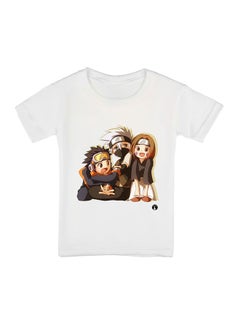 The Anime Naruto Printed T-Shirt White