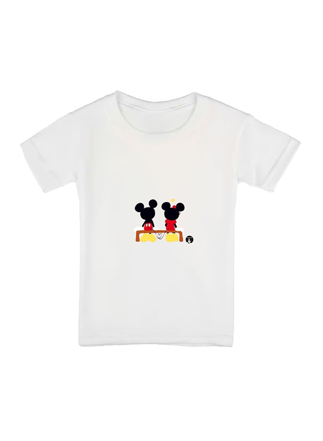 BP Disney Printed T-Shirt White - Image 1