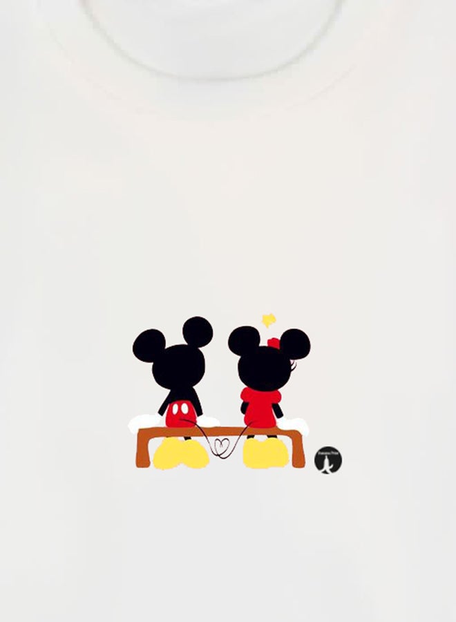BP Disney Printed T-Shirt White - Image 3