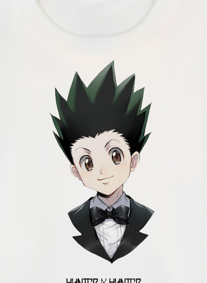بي بي تيشيرت بطبعة مسلسل الأنمي  Hunter X Hunter أبيض - Image 3