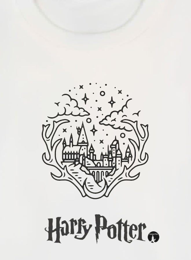 BP Harry Potter Printed T-Shirt White - Image 3