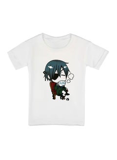 The Anime Black Butler Printed T-Shirt White