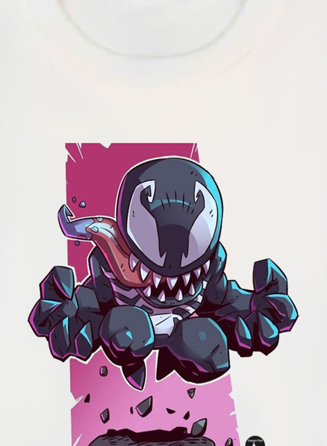 BP Venom Printed T-Shirt White - Image 3