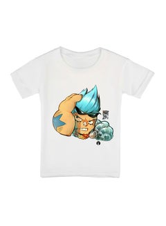 The Anime One Piece Printed T-Shirt White