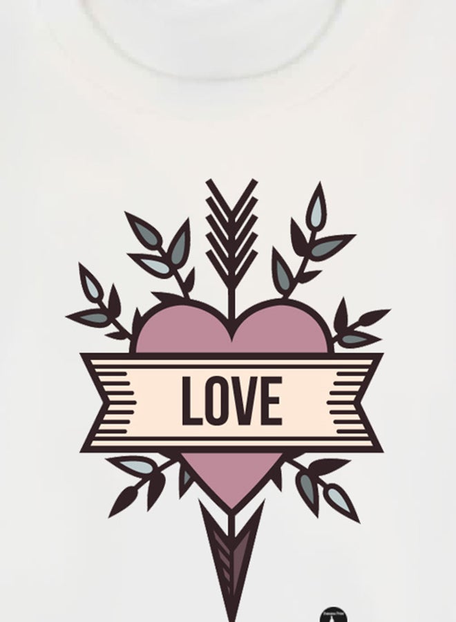 BP English Phrases Printed T-Shirt White - Image 3