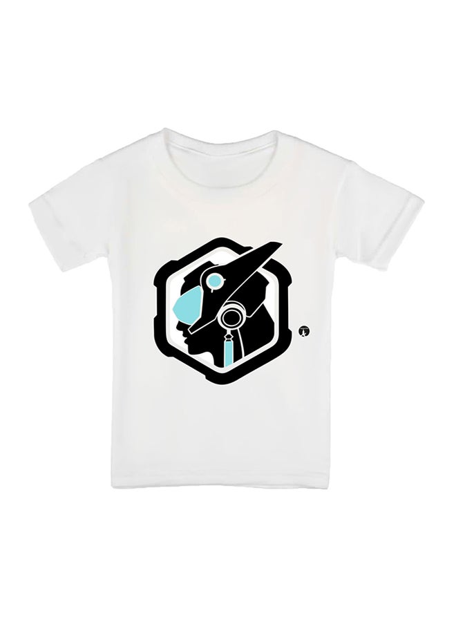 The Video Game Overwatch Printed T-Shirt White