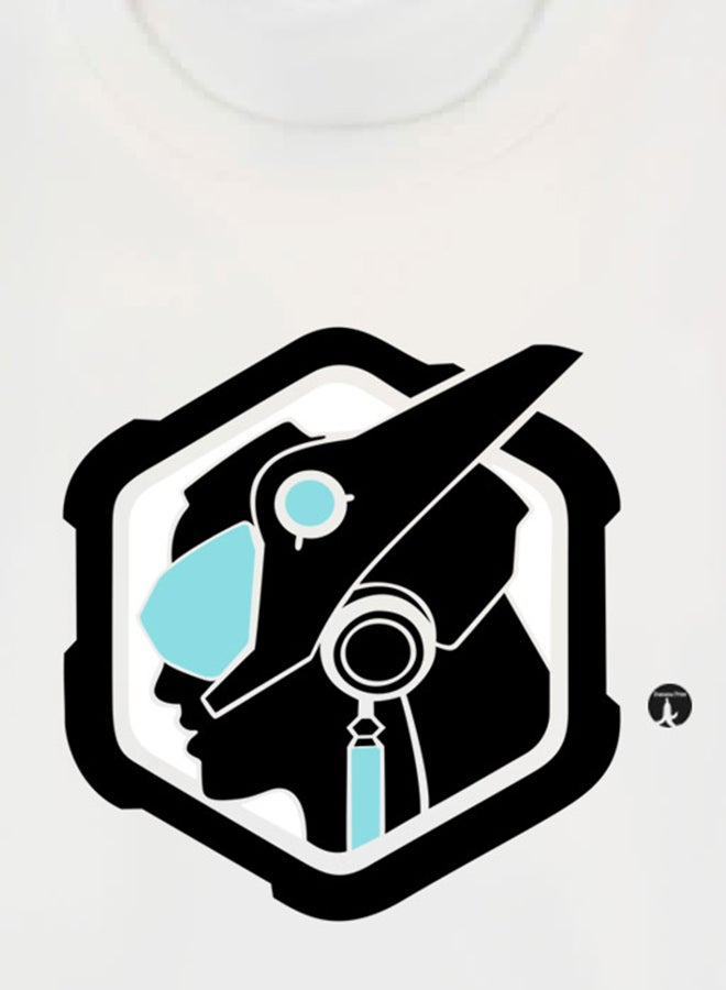 The Video Game Overwatch Printed T-Shirt White
