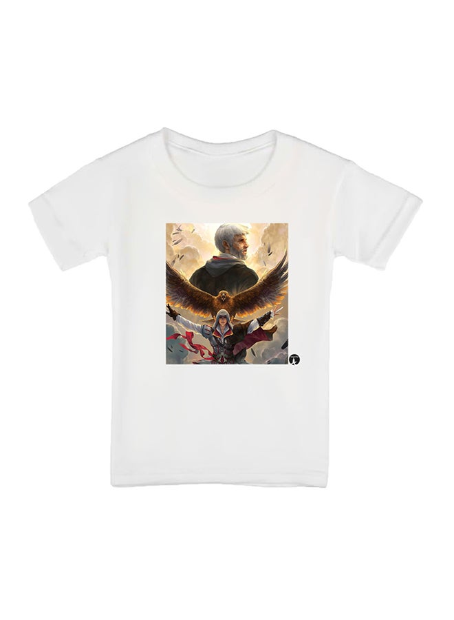 بي بي تيشيرت بطبعة من لعبة الفيديو Assassin's Creed أبيض - Image 1