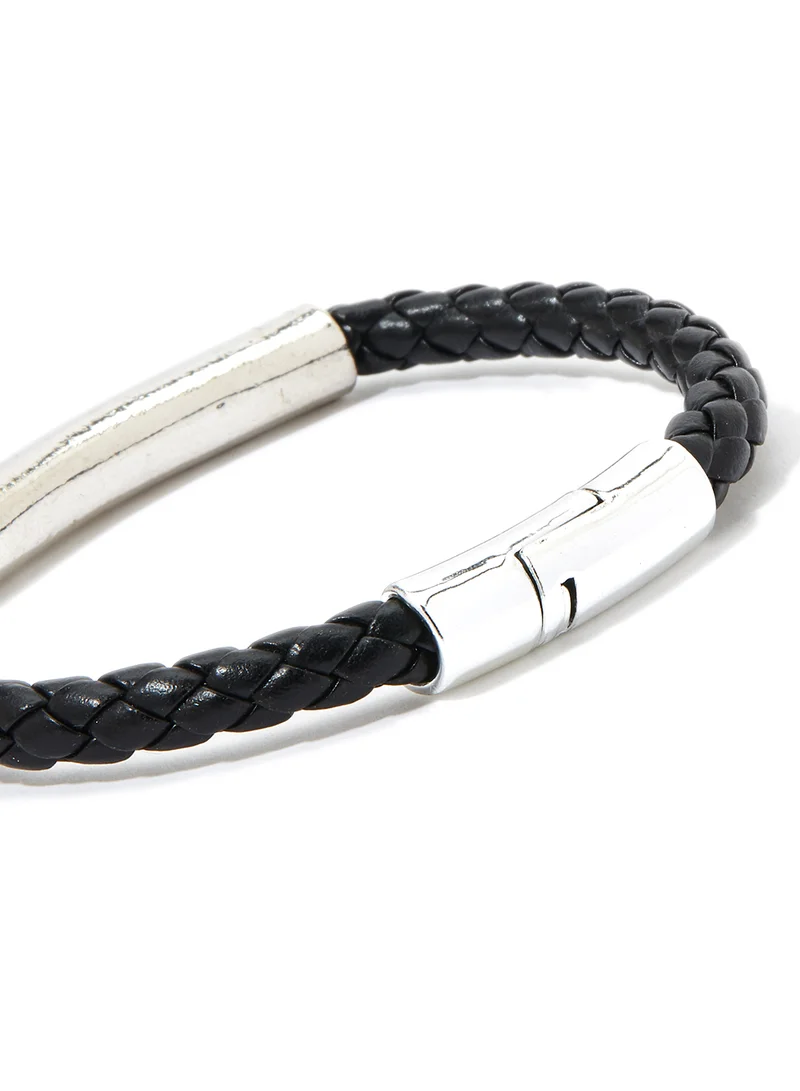 English Laundry Set of 2 Leather and Beads Bracelet