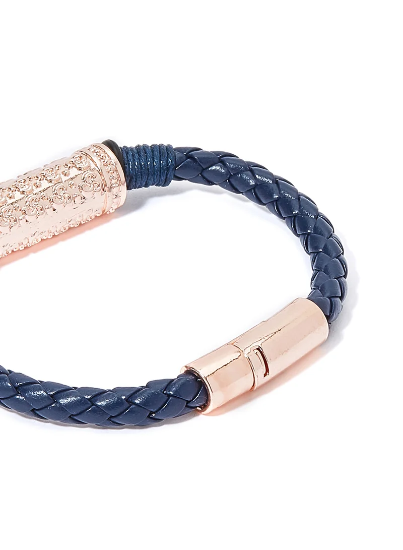 English Laundry Set of 2 Leather and Beads Bracelet