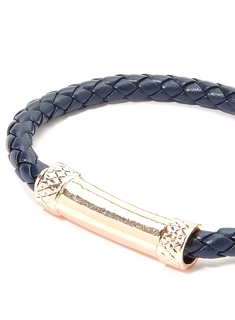 English Laundry Set of 2 Leather and Beads Bracelet