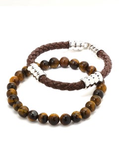 Silver/Brown/Tiger Eye