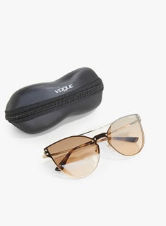 Vogue Eyewear Women's Gold Cat Eye Sunglasses  - Image 4